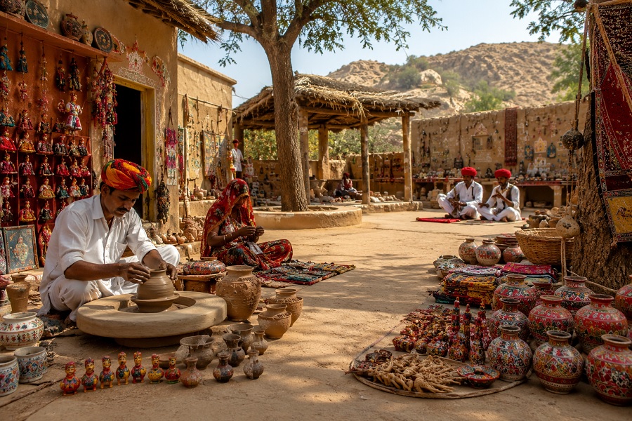 Rajasthani Craft Village Experiences: Discover the Art and Traditions of Rajasthan 